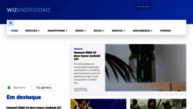 What Wizandroidmz.com website looked like in 2022 (1 year ago)