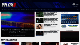 What Wlox.com website looked like in 2022 (1 year ago)