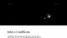 What Wadifama.life website looked like in 2022 (1 year ago)