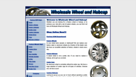 What Wholesalewheel.net website looked like in 2022 (1 year ago)