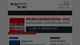What Wein-und-markt.de website looked like in 2022 (1 year ago)