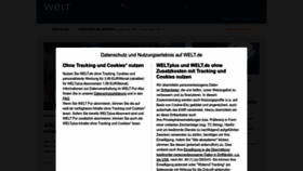 What Welt.de website looked like in 2022 (2 years ago)