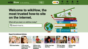 What Wikihow.com website looked like in 2022 (1 year ago)
