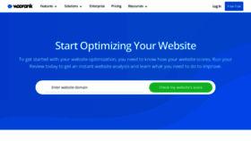 What Woorank.com website looked like in 2022 (1 year ago)