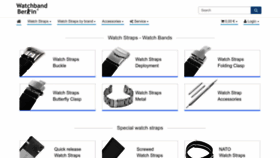 What Watchband-shop.com website looked like in 2022 (1 year ago)