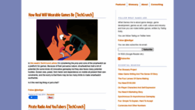 What Whatgamesare.com website looked like in 2022 (1 year ago)