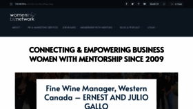 What Womeninbiznetwork.com website looked like in 2022 (1 year ago)