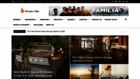 What Wonderside.net website looked like in 2022 (2 years ago)