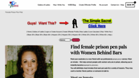 What Womenbehindbars.com website looked like in 2022 (1 year ago)