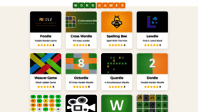 What Wordgames.gg website looked like in 2022 (1 year ago)