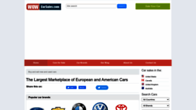 What Wowcarsales.com website looked like in 2022 (1 year ago)