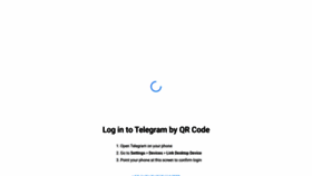 What Web.telegram.org website looked like in 2022 (1 year ago)