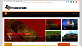 What Wiatraczek.nl website looked like in 2022 (1 year ago)