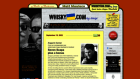 What Whiskyfun.com website looked like in 2022 (1 year ago)