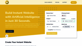 What Webweb.in website looked like in 2022 (1 year ago)
