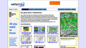 What Wetter3.de website looked like in 2022 (1 year ago)