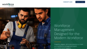 What Workforcesoftware.com website looked like in 2022 (1 year ago)