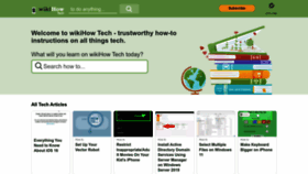 What Wikihow.tech website looked like in 2022 (1 year ago)