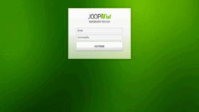 What Webmail.joopbox.com website looked like in 2022 (1 year ago)