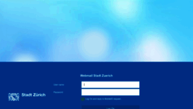 What Webmail.stadt-zuerich.ch website looked like in 2022 (1 year ago)