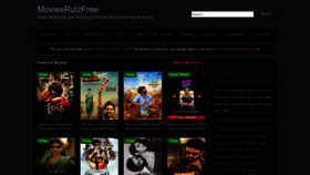 What Www1.moviesrulzfree.com website looked like in 2022 (1 year ago)