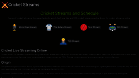 What Watch.cricstream.me website looked like in 2022 (1 year ago)