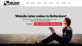 What Webjoel.nl website looked like in 2022 (1 year ago)