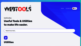 What Webtoolsec.com website looked like in 2022 (1 year ago)