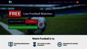What Watch-football.tv website looked like in 2022 (1 year ago)