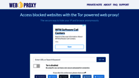 What Weboproxy.com website looked like in 2022 (1 year ago)