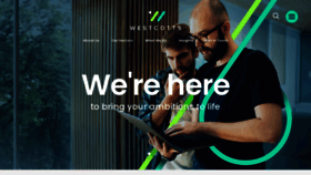 What Westcotts.uk website looked like in 2022 (1 year ago)