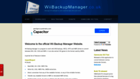 What Wiibackupmanager.co.uk website looked like in 2022 (1 year ago)