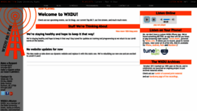 What Wxdu.org website looked like in 2022 (1 year ago)