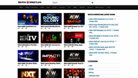 What Watchwrestling.mobi website looked like in 2022 (1 year ago)