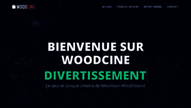 What Woodcine.com website looked like in 2022 (1 year ago)