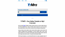 What Www-ytmp3.com website looked like in 2022 (1 year ago)