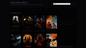 What Watchmovierulz.me website looked like in 2022 (1 year ago)