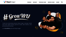 What Wujudunggul.com website looked like in 2022 (1 year ago)