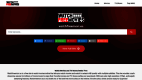 What Watchfreemovi.es website looked like in 2022 (1 year ago)