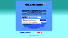 What Whoistheowner.net website looked like in 2022 (1 year ago)