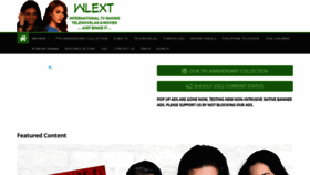 What Wlext.is website looked like in 2022 (1 year ago)