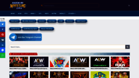 What Watchprowrestling.org website looked like in 2022 (1 year ago)