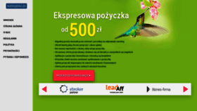 What Wezszybko.pl website looked like in 2022 (1 year ago)