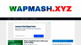 What Wapmash.xyz website looked like in 2022 (1 year ago)