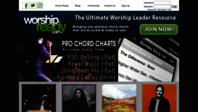 What Worshipready.com website looked like in 2022 (1 year ago)