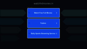 What Watchhdmovies.in website looked like in 2022 (1 year ago)