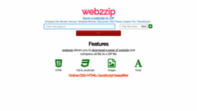 What Web2zip.com website looked like in 2022 (1 year ago)