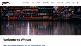 What Whisco.ca website looked like in 2022 (1 year ago)