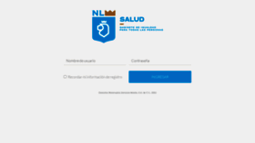 What Webmail.saludnl.gob.mx website looked like in 2022 (1 year ago)