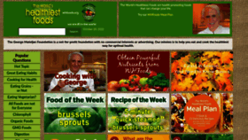 What Whfoods.org website looked like in 2022 (1 year ago)